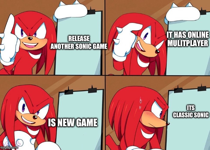 Memes that appeared in games 👌 part 2 #knuckles #sonic