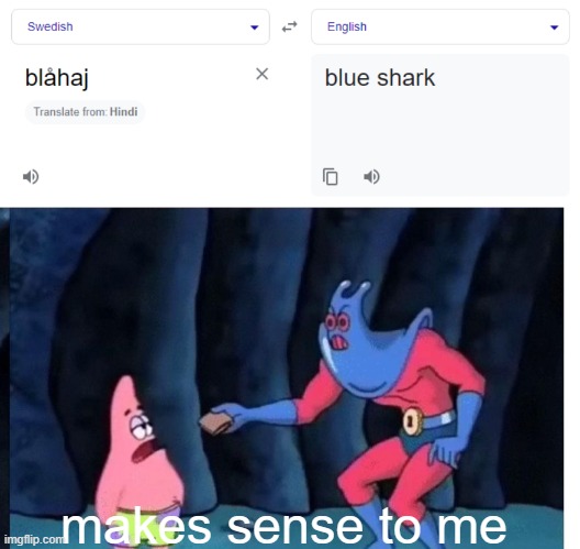 makes sense to me | image tagged in patrick not my wallet | made w/ Imgflip meme maker