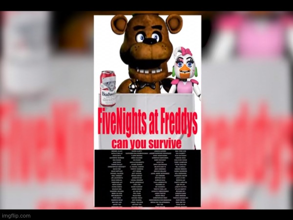 New fnaf Movie Poster 1 | image tagged in movie poster,fnaf | made w/ Imgflip meme maker