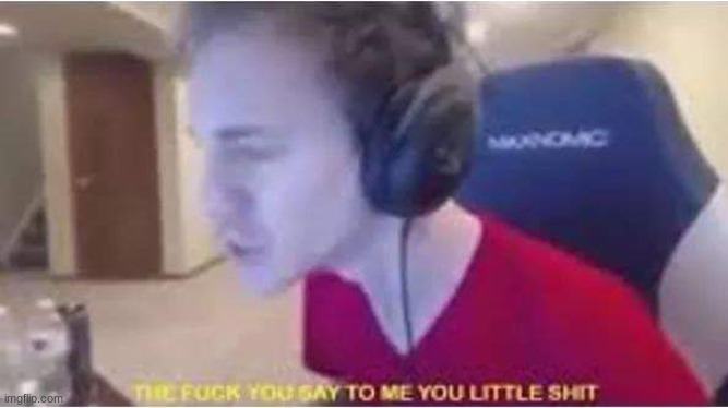 The F*ck you say to me you little shit | image tagged in the f ck you say to me you little shit | made w/ Imgflip meme maker