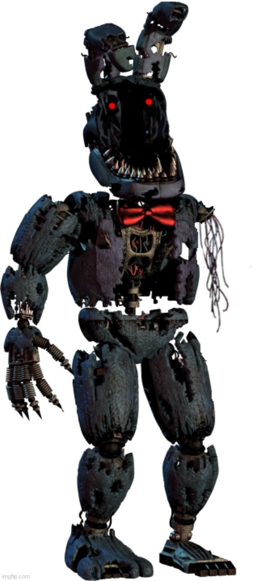 nightmare withered bonnie | image tagged in fnaf | made w/ Imgflip meme maker