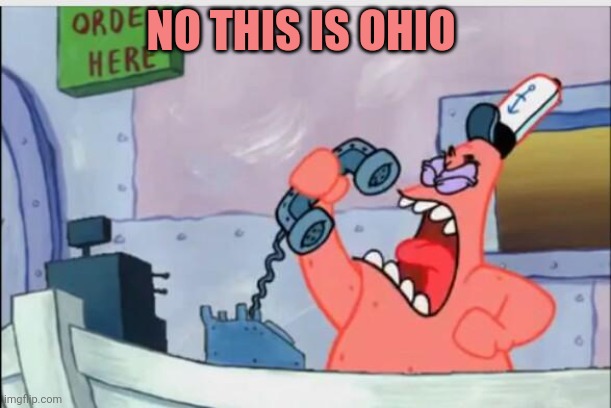 NO THIS IS PATRICK | NO THIS IS OHIO | image tagged in no this is patrick | made w/ Imgflip meme maker