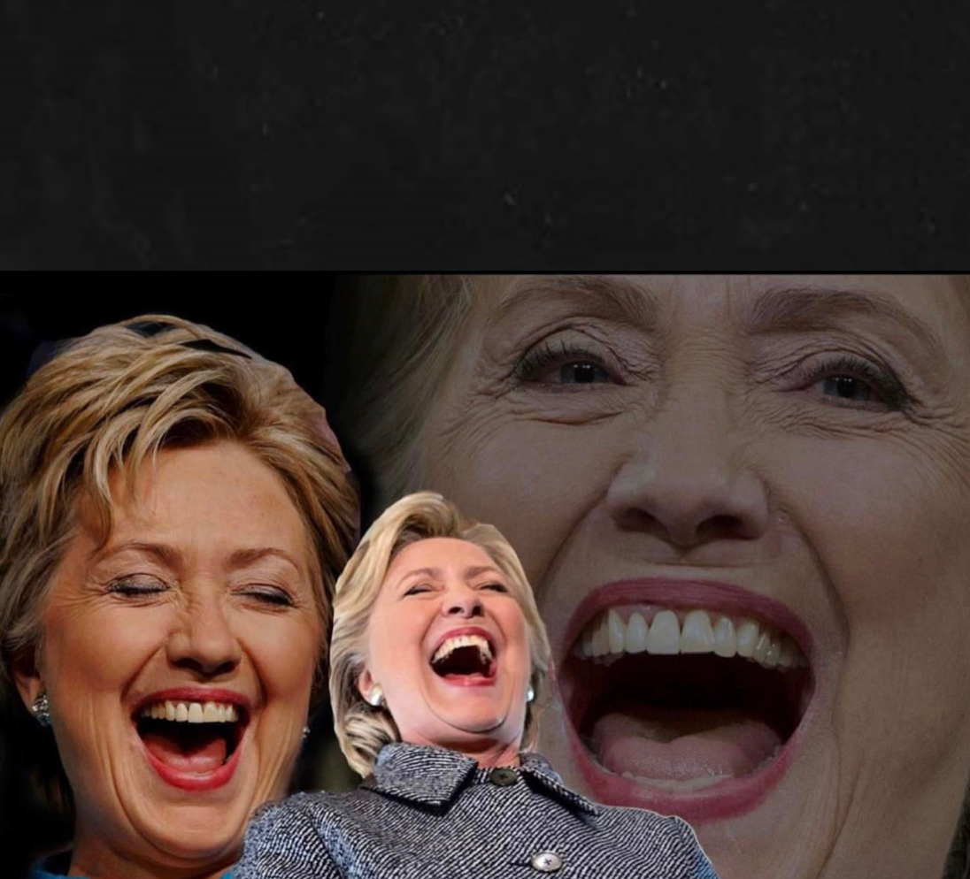 High Quality Hillary Clinton Laughing Blank Meme Template