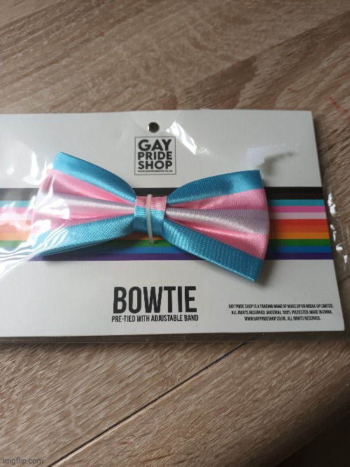 As promised...The bowtie! Also, accidentally unfollowed the stream | made w/ Imgflip meme maker