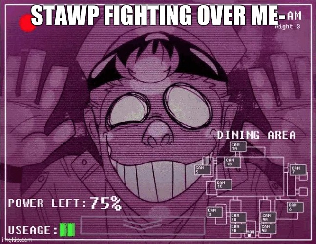 Purple Guy | STAWP FIGHTING OVER ME- | image tagged in purple guy | made w/ Imgflip meme maker