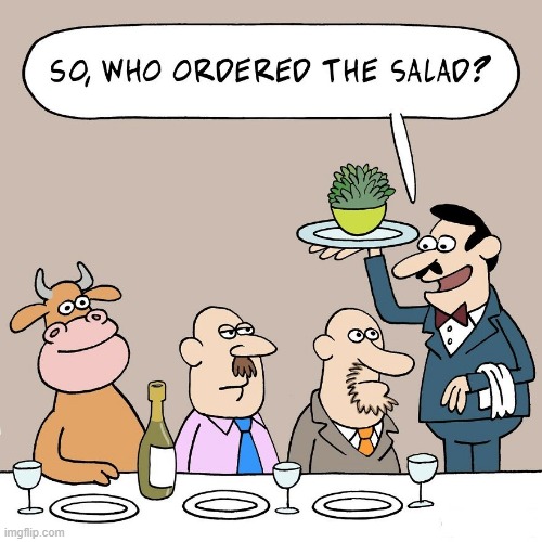 Salad? | image tagged in comics | made w/ Imgflip meme maker