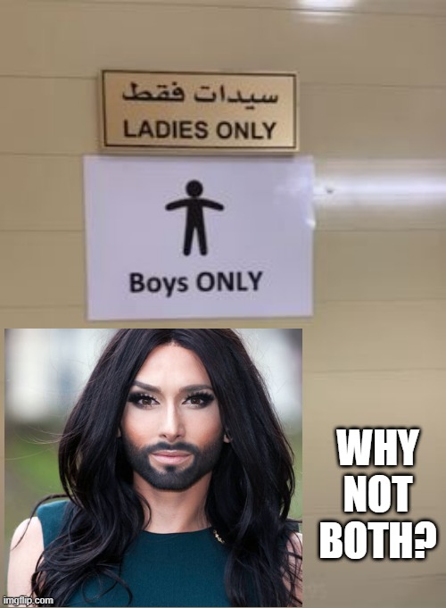 Which Is It? | WHY NOT BOTH? | image tagged in you had one job | made w/ Imgflip meme maker