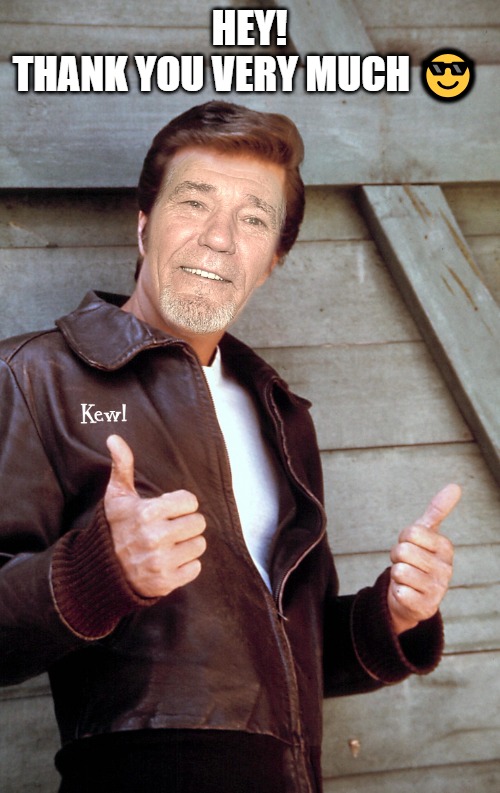 Johnny Kewl | HEY!
THANK YOU VERY MUCH ? | image tagged in johnny kewl | made w/ Imgflip meme maker