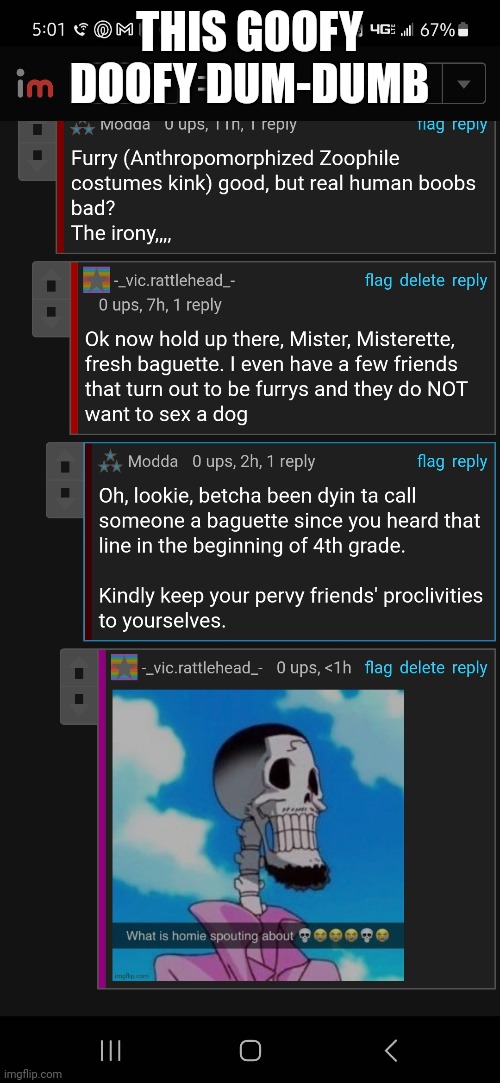 "Pervy friends" yadda yadda. This guy's profile is nothing but women ass | THIS GOOFY DOOFY DUM-DUMB | made w/ Imgflip meme maker