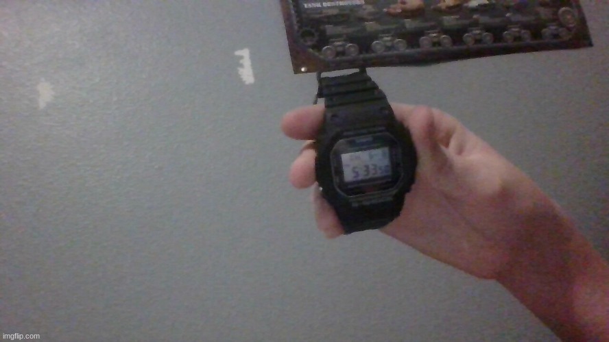 Watch I got yesterday (chat post) | image tagged in real photo,irl picture,casio | made w/ Imgflip meme maker