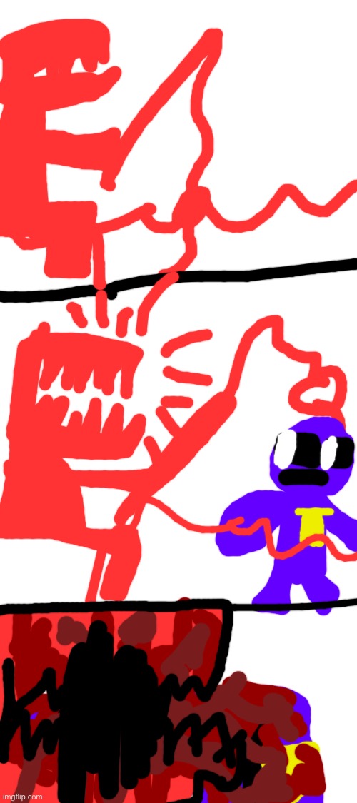 Old Man Consequences finds Purple Guy and eats him because yes. | image tagged in fnaf,old man consequences,purple guy,five nights at freddys | made w/ Imgflip meme maker