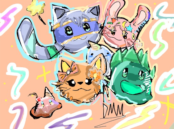 my slime rancher ocs (drawn by deku) Blank Template - Imgflip