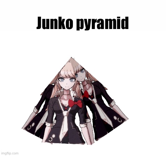 Junko pyramid | made w/ Imgflip meme maker