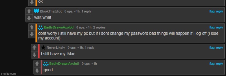 bros icon changed mid convo | made w/ Imgflip meme maker