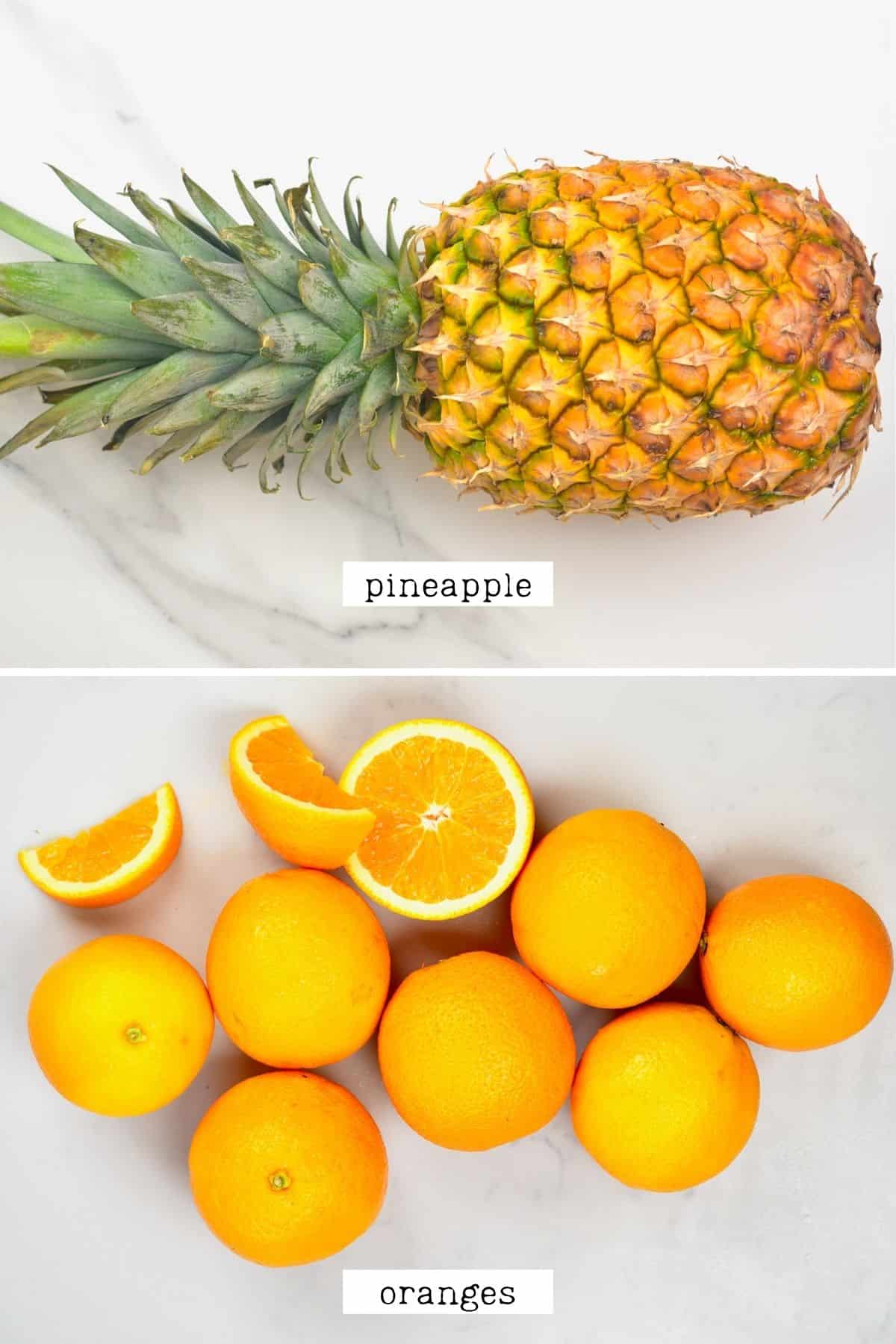 High Quality Comparing Pineapples and Oranges Blank Meme Template