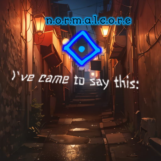 Normalcore's announcement temp Blank Meme Template