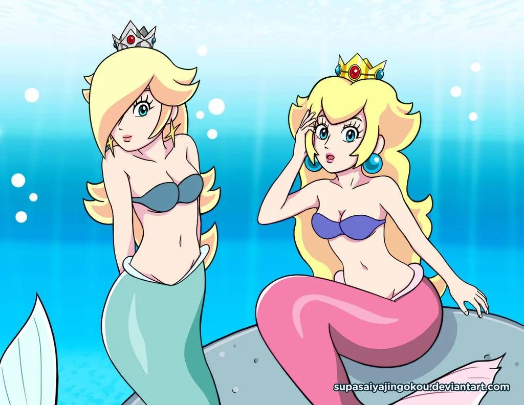 High Quality nintendo mermaids Blank Meme Template