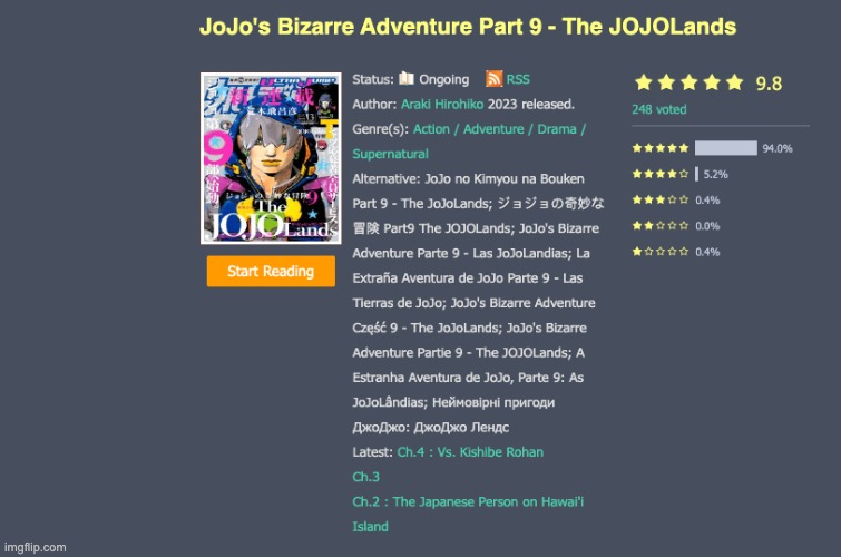 no way! jojolands is finally out! i'll give link in comments | made w/ Imgflip meme maker