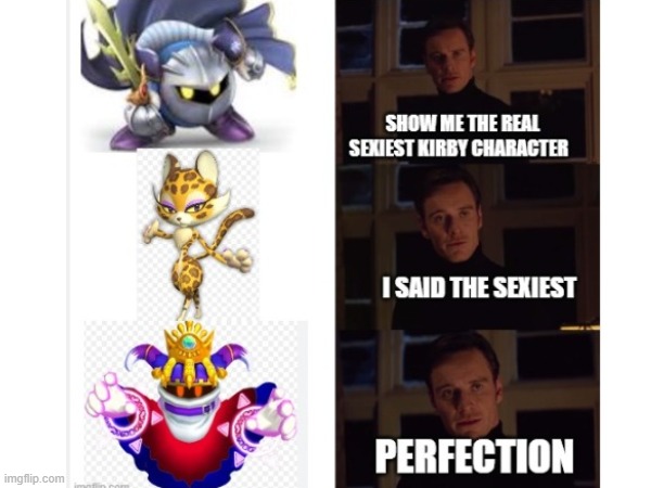 They're all sexy, but they've got NOTHING on demon Magolor | image tagged in kirby | made w/ Imgflip meme maker