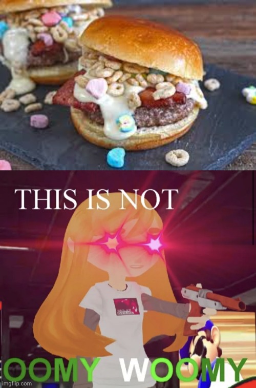 No. This is not ok. | image tagged in this is not oomy woomy,cursed,burger,nom nom nom | made w/ Imgflip meme maker