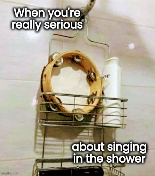 You never know who's listening | When you're really serious; about singing in the shower | image tagged in superstar,wet dream,rockstar,singer,increasingly buff | made w/ Imgflip meme maker
