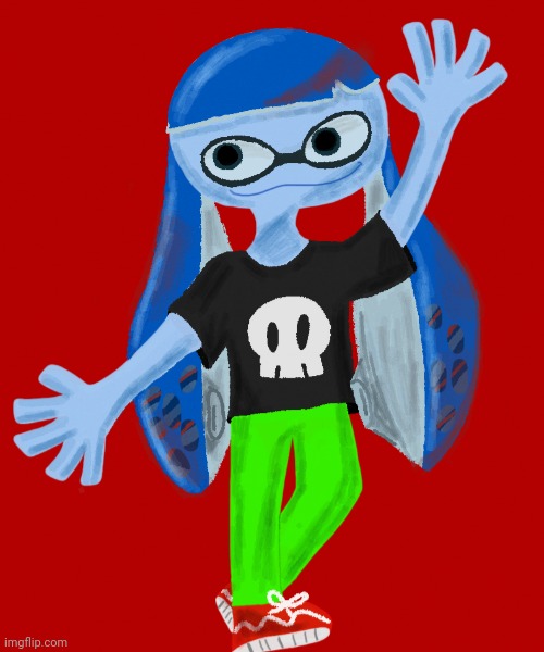 I have partially mastered the official Splatoon 3 art style. | made w/ Imgflip meme maker