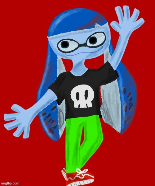 I HAVE PARTIALLY MASTERED THE SPLATOON 3 ART STYLE! BLESS TAYASUI SKETCHES | made w/ Imgflip meme maker