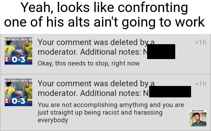 We need other plans | Yeah, looks like confronting one of his alts ain't going to work | image tagged in failed,mission failed | made w/ Imgflip meme maker