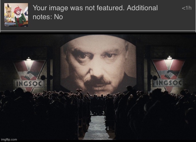“YOU CANNOT POST MONSTER GIRL IN A STREAM WE MSMG USERS TOOK FROM YOU” - Big Brother | made w/ Imgflip meme maker