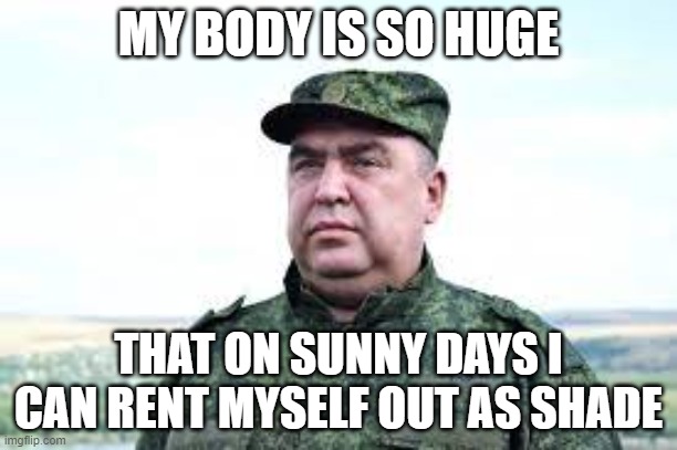 Captain Hippo | MY BODY IS SO HUGE; THAT ON SUNNY DAYS I CAN RENT MYSELF OUT AS SHADE | image tagged in captain hippo | made w/ Imgflip meme maker
