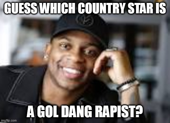GUESS WHICH COUNTRY STAR IS; A GOL DANG RAPIST? | image tagged in memes | made w/ Imgflip meme maker