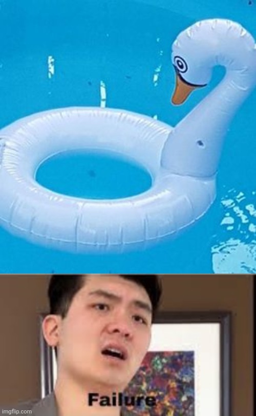 Pool float design fail | image tagged in failure,pool,float,design fails,you had one job,memes | made w/ Imgflip meme maker