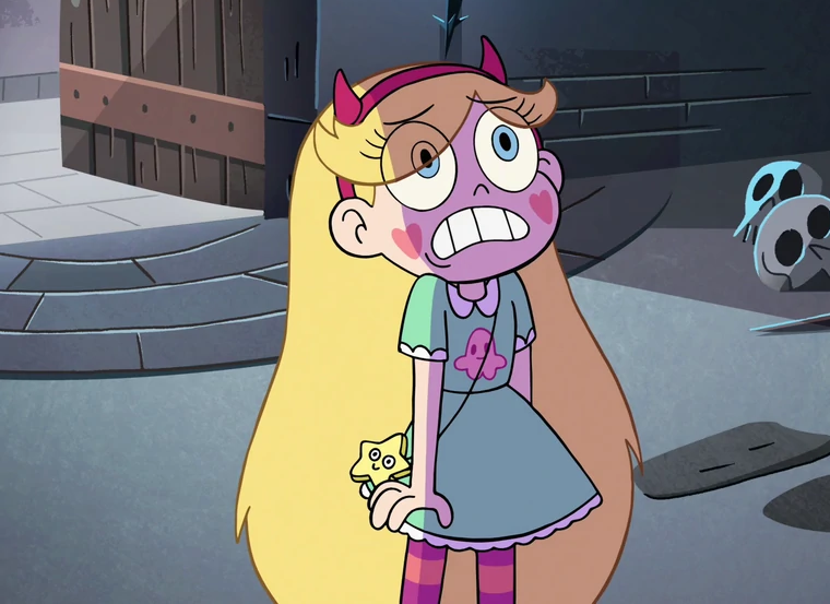 Star Butterfly freaked out Blank Meme Template