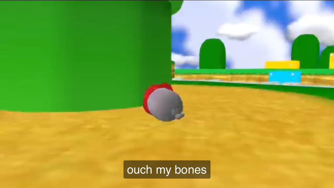 High Quality ouch my bones Blank Meme Template