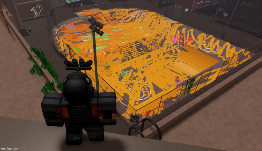My friend's masterpiece in Spray Paint | made w/ Imgflip meme maker