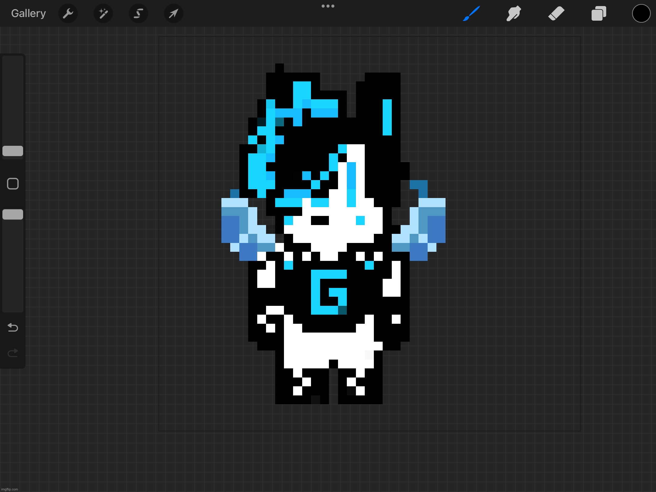 Icyxd sprite (first time i probably will improve it | made w/ Imgflip meme maker