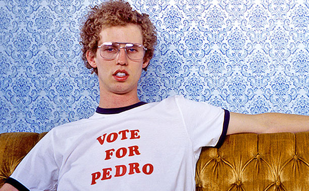 High Quality Jon Heder is Napoleon Dynamite again in video for fan with cance Blank Meme Template