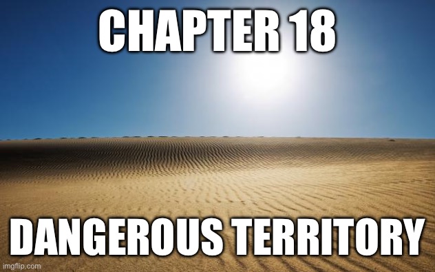 A story involving Stardust in Pyrrhia instead of it being another role play so it might not make complete sense without context. | CHAPTER 18; DANGEROUS TERRITORY | image tagged in desert | made w/ Imgflip meme maker