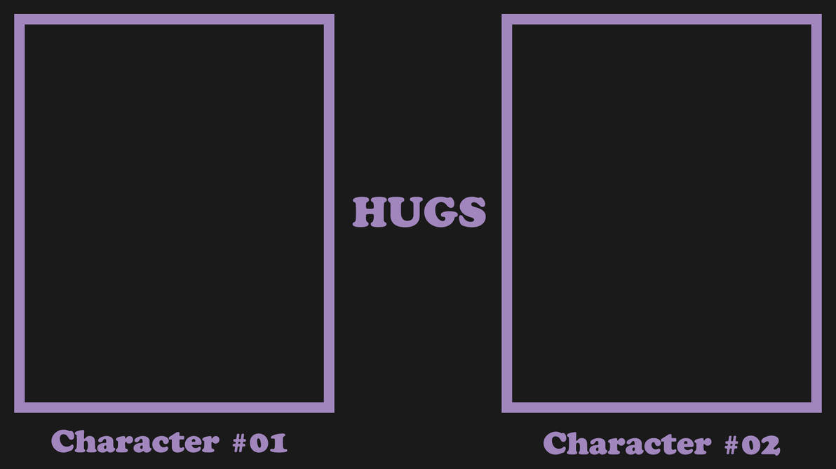 High Quality Hugs Each Other Blank Meme Template
