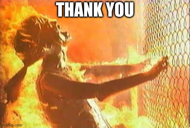 Terminator Fence | THANK YOU | image tagged in terminator fence | made w/ Imgflip meme maker