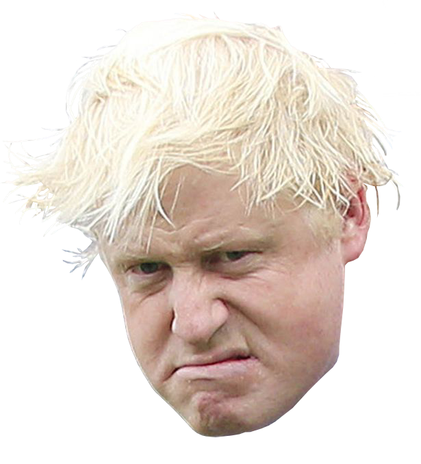 Boris Johnson Scowling Blank Meme Template