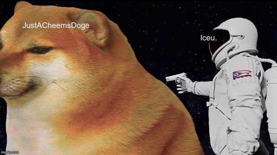 True story | JustACheemsDoge; Iceu. | image tagged in iceu | made w/ Imgflip meme maker