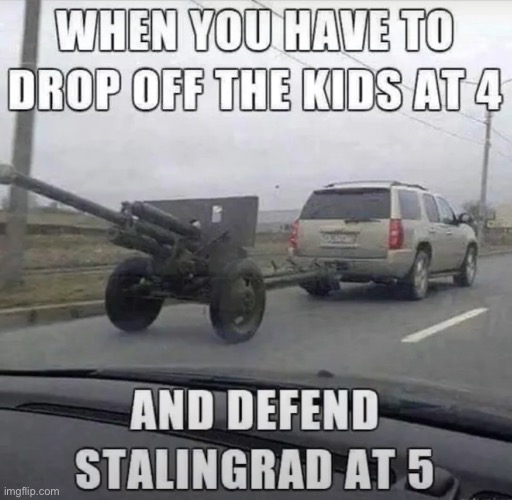 I forgot if this is a repost | image tagged in stalingrad,artillery | made w/ Imgflip meme maker
