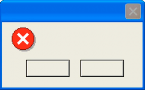 Windows error message Blank Meme Template