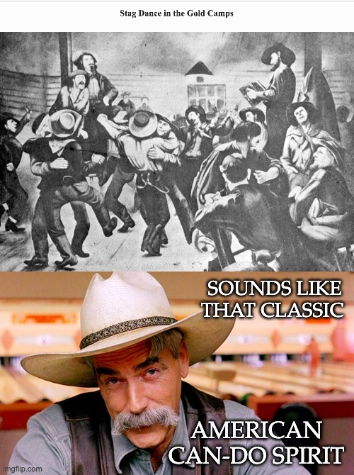 SOUNDS LIKE THAT CLASSIC AMERICAN CAN-DO SPIRIT | image tagged in wise cowboy | made w/ Imgflip meme maker