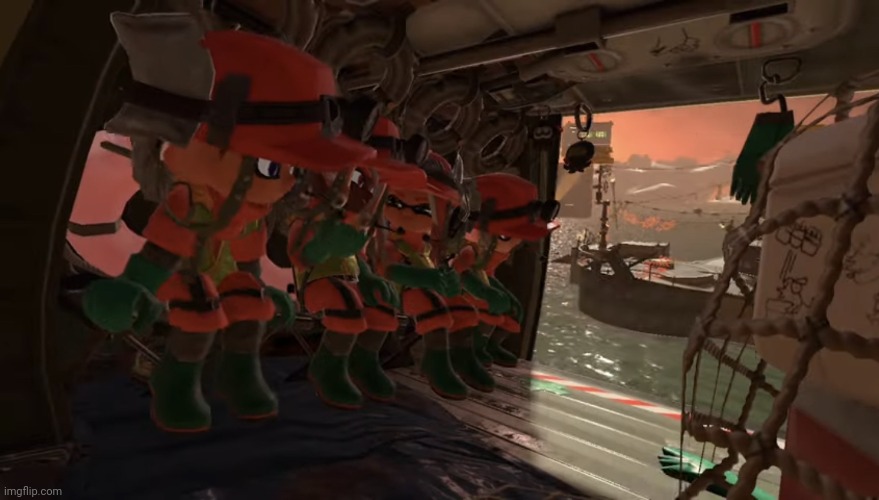 Me and the boys but it’s Splatoon 3 salmon run | image tagged in me and the boys but it s splatoon 3 salmon run | made w/ Imgflip meme maker