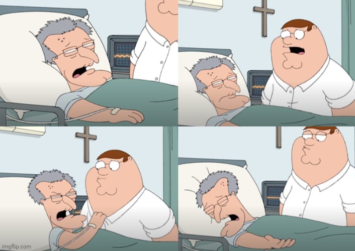 family guy hospital death | image tagged in family guy hospital death | made w/ Imgflip meme maker