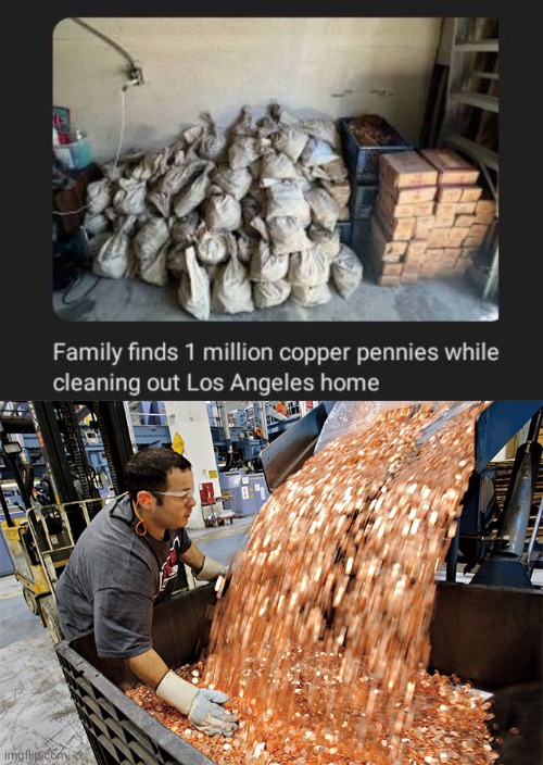 Los Angeles family finds 1 million copper pennies in home