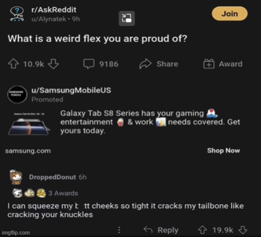 What the heck... That IS a weird flex to be proud of ._. | made w/ Imgflip meme maker