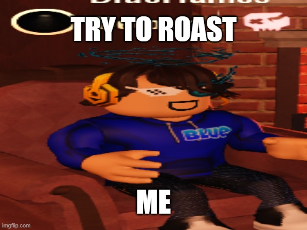 Try to roast me! | TRY TO ROAST; ME | image tagged in fun,roast | made w/ Imgflip meme maker